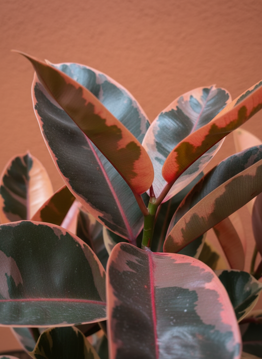 Pink Rubber Tree