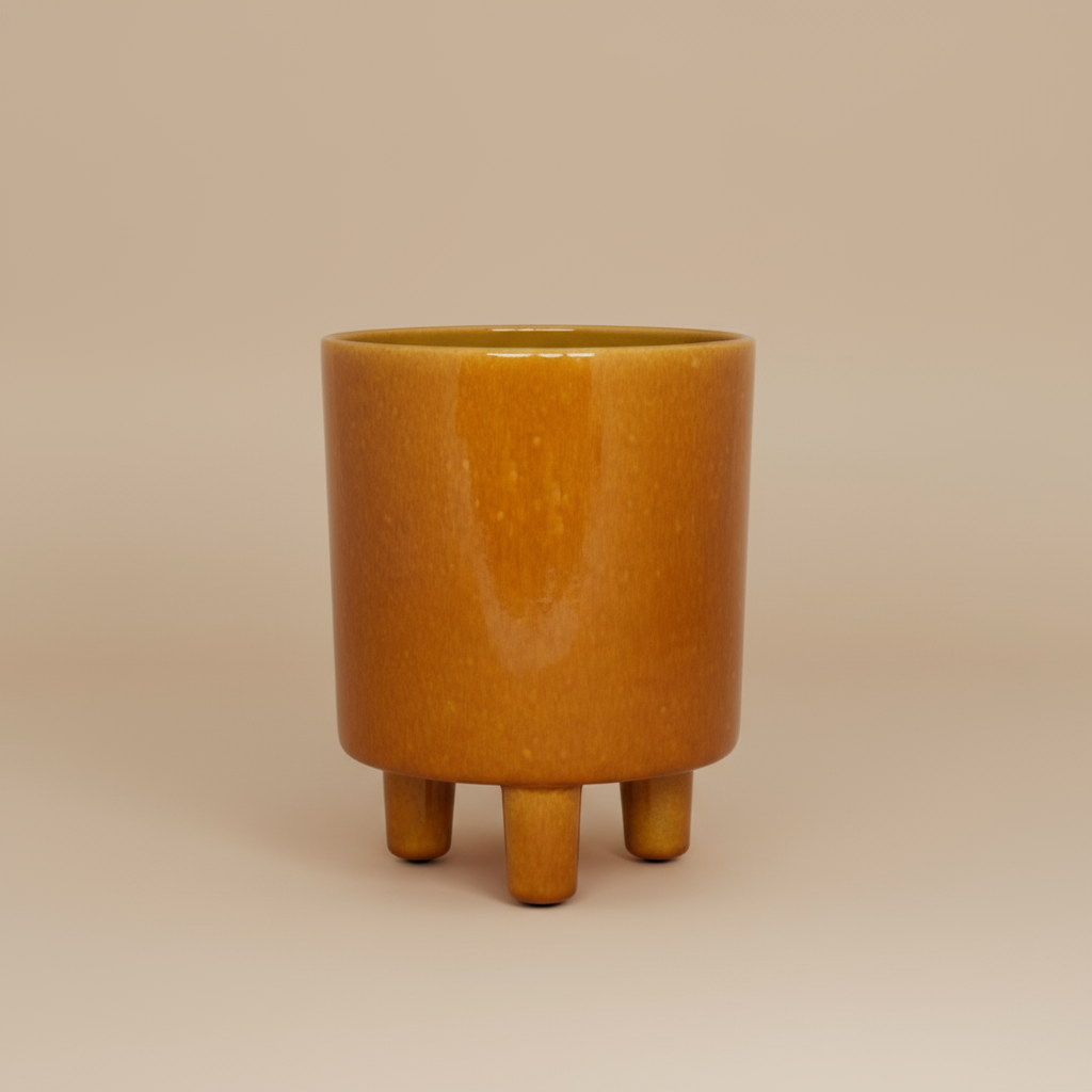 Pisa Planter In Mustard